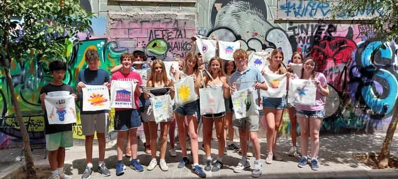 Athènes : Atelier de graffiti et expérience de peinture sur fourre-tout