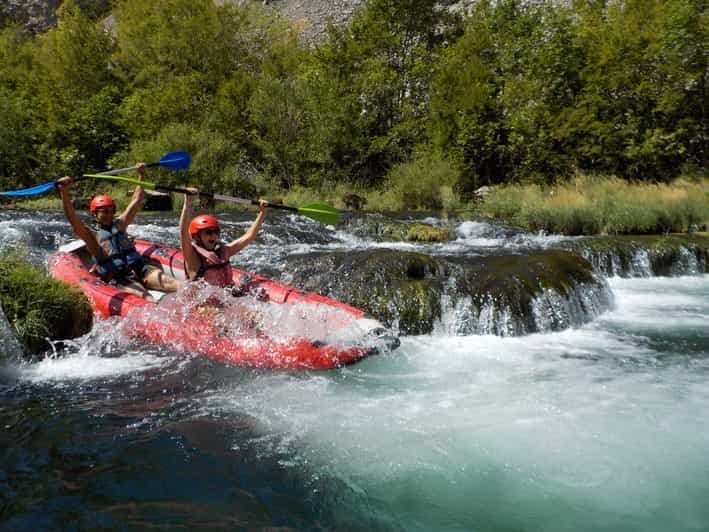 Zadar : Safari guidé en kayak sur la rivière Zrmanja et les chutes d'eau