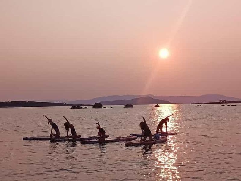 La Canée : Matin ou coucher de soleil Stand-up Paddleboard Pilates