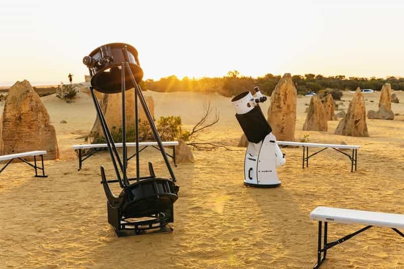Billet Perth (aller-retour) – Dîner au coucher du soleil et observation des étoiles aux Pinnacles