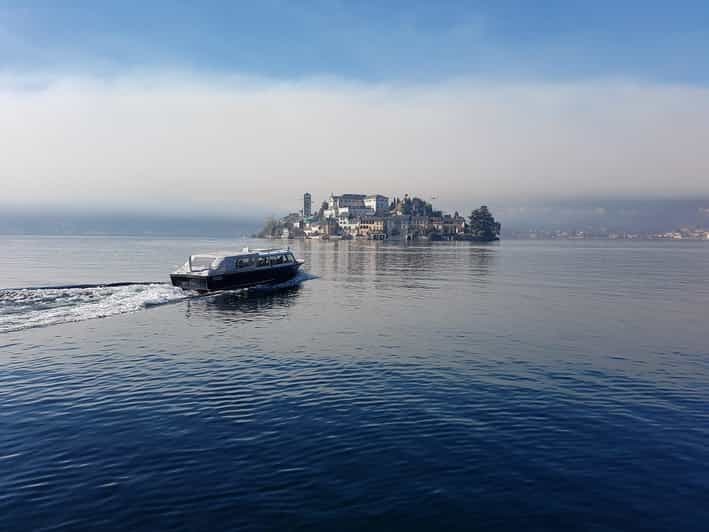 Orta San Giulio : transfert en bateau à moteur vers Isola San Giulio