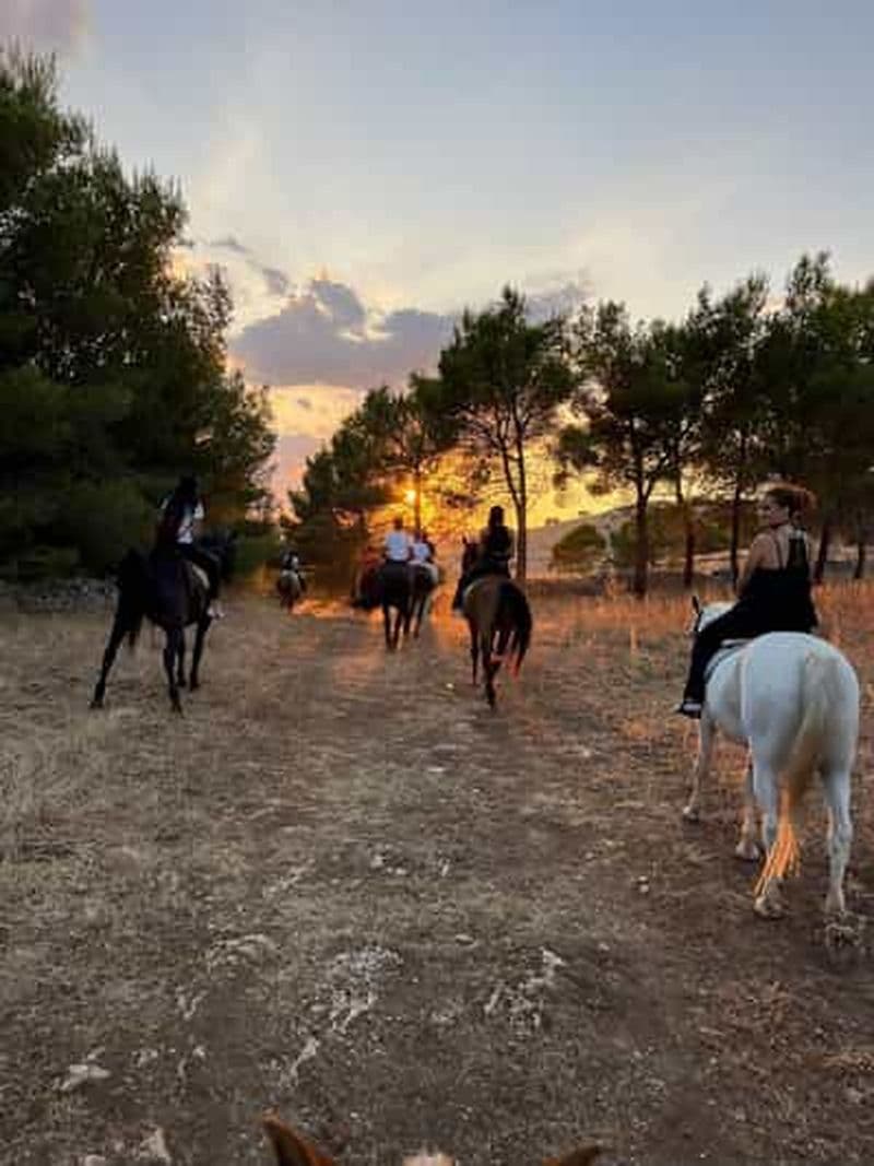 Billet Matera : randonnée à cheval au coucher du soleil sur la Murgia