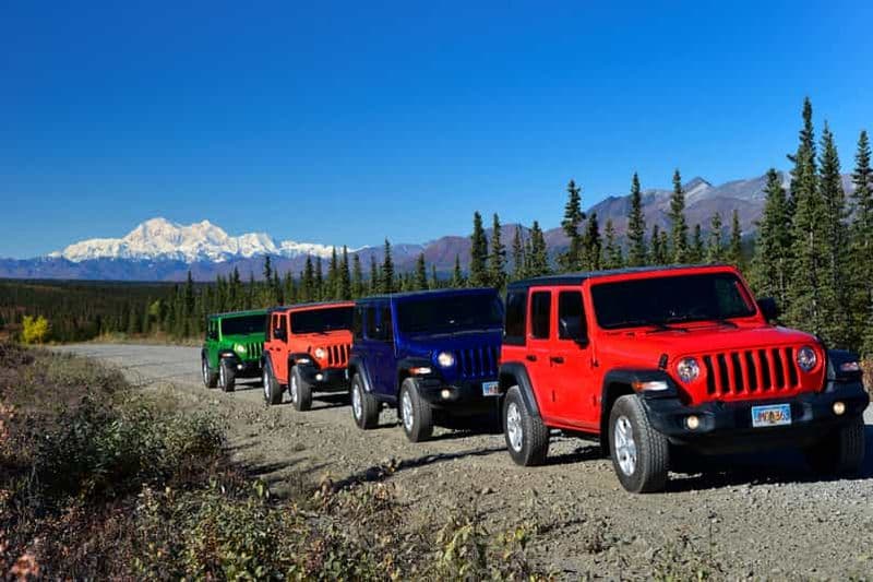 Excursion en jeep sur la route de Denali