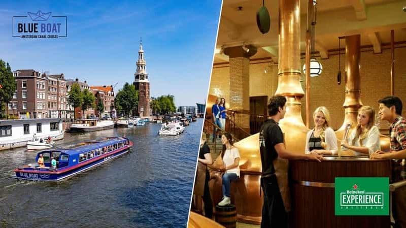 Amsterdam : City Canal Cruise et billet Heineken Experience