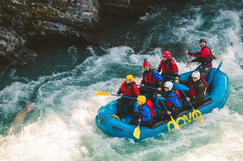 Rafting en eaux vives dans le canyon de Six Mile Creek
