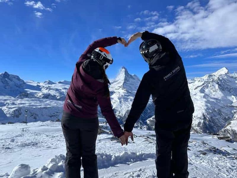 Ski en famille à Zermatt – Cours privés