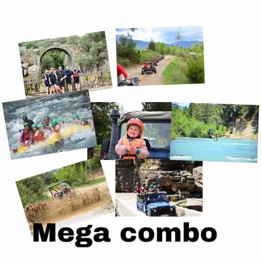 Antalya : rafting, safari en jeep et buggy, tyrolienne, déjeuner et canyon