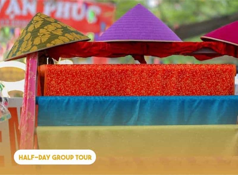 Hanoi : visite d'une demi-journée sur le tissage de la soie à Van Phuc