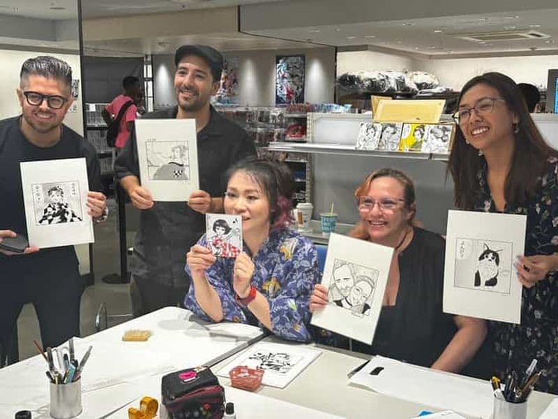 Kyoto : atelier de dessin manga avec un artiste professionnel