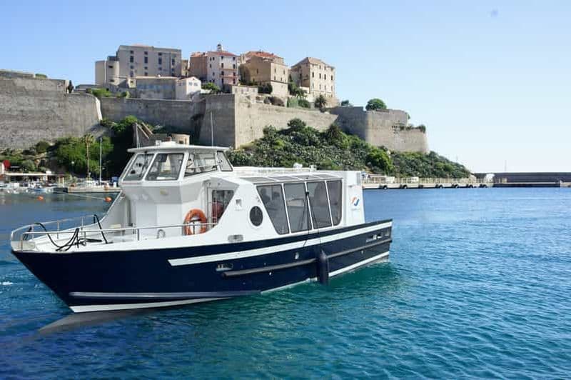 Calvi: Visite guidée en bateau 48 places vers Scandola et Girolata