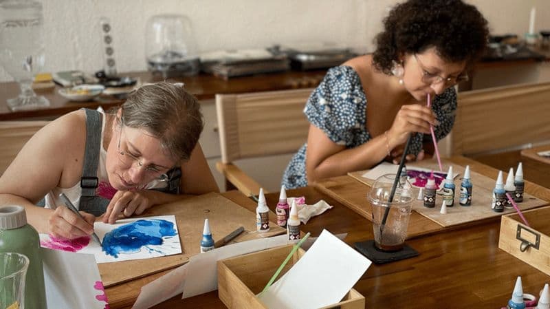 Atelier : Peinture à l'encre de Chine