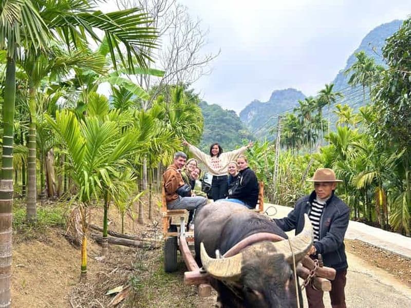 Pu Luong : 3 jours de balade en charrette à buffles, de vélo et de rafting