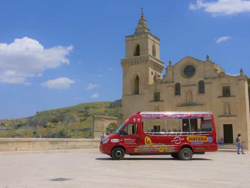 Sassi de Matera : visite en bus écologique à toit ouvert
