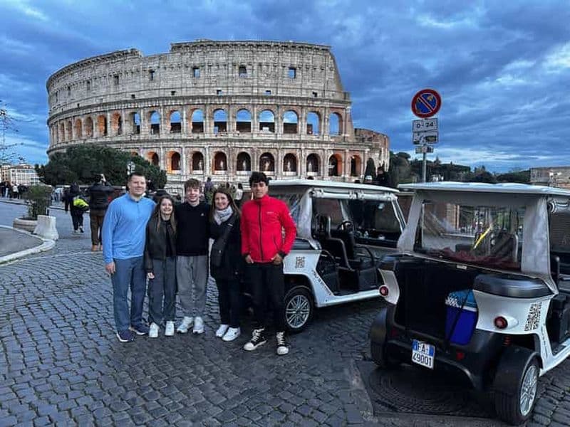 Billet Rome : visite touristique privée en voiturette de golf