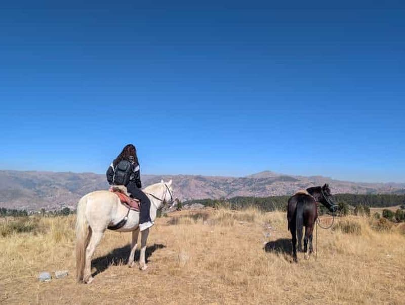Billet Cusco : excursion à cheval vers les temples incas et les points de vue