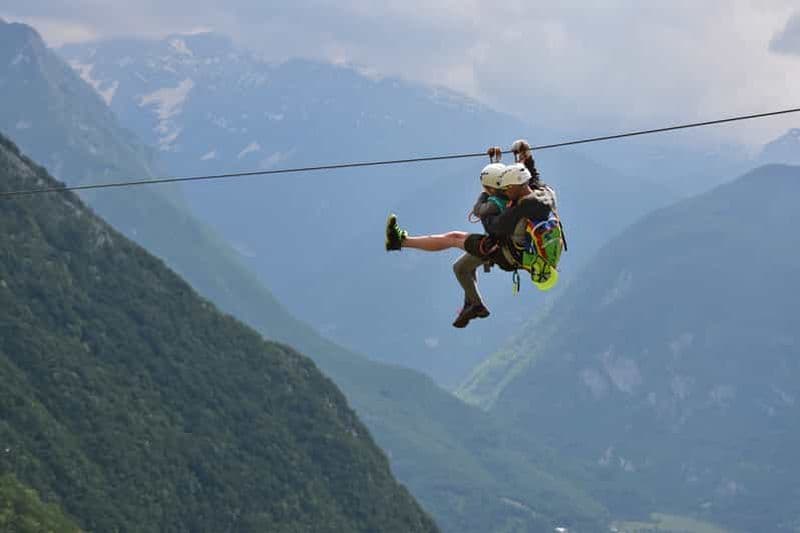 Bovec : Tour panoramique en tyrolienne