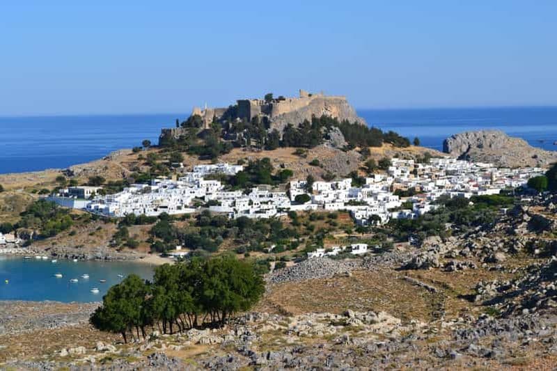 Au départ de Rhodes : Visite en bus de Lindos et de la vallée des 7 sources