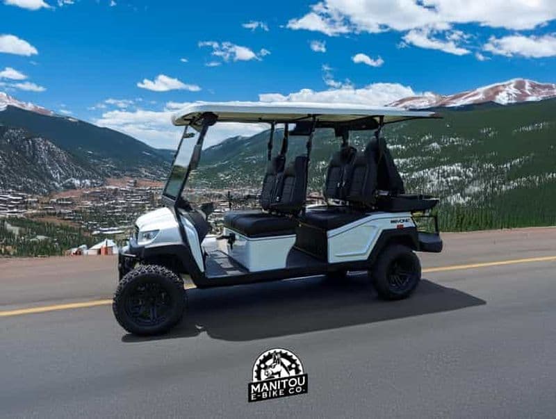 Manitou Springs : visite historique de Pike's Peak en voiturette de golf électrique