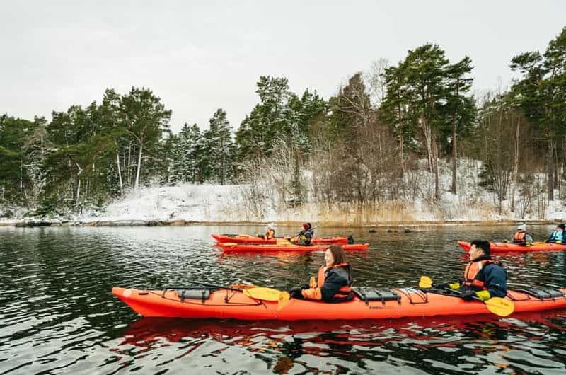 Stockholm : Kayak d'hiver, fika suédois et sauna chaud