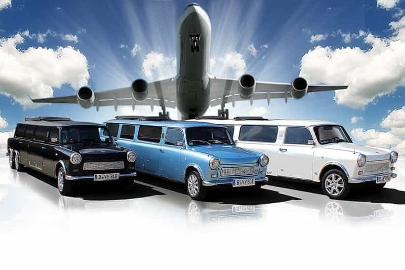 Berlin : Transfert aéroport en Trabi Limousine avec visite de la ville