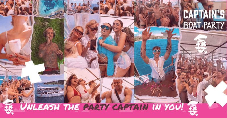Split : Captain's Boat Party - Blue Lagoon, DJ & Free Shots