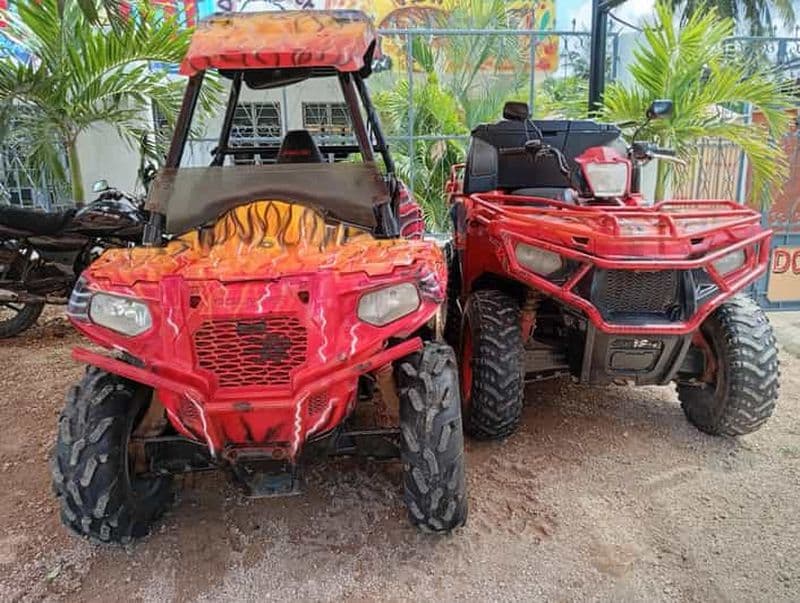 Diani : aventure en quad, collines de Shimba et village de Mwabungo