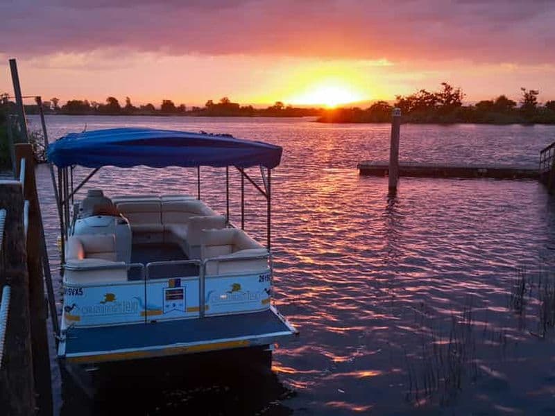 Escaroupim : tour en bateau de 2 heures, visite guidée + dégustation de vin