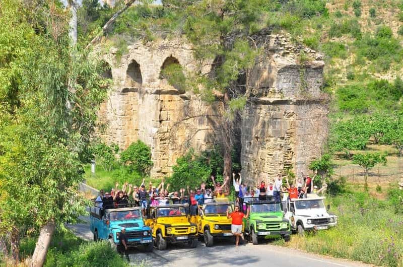 La ville de Side : Green Canyon Jeep Tour, Boat Trip & Waterfall