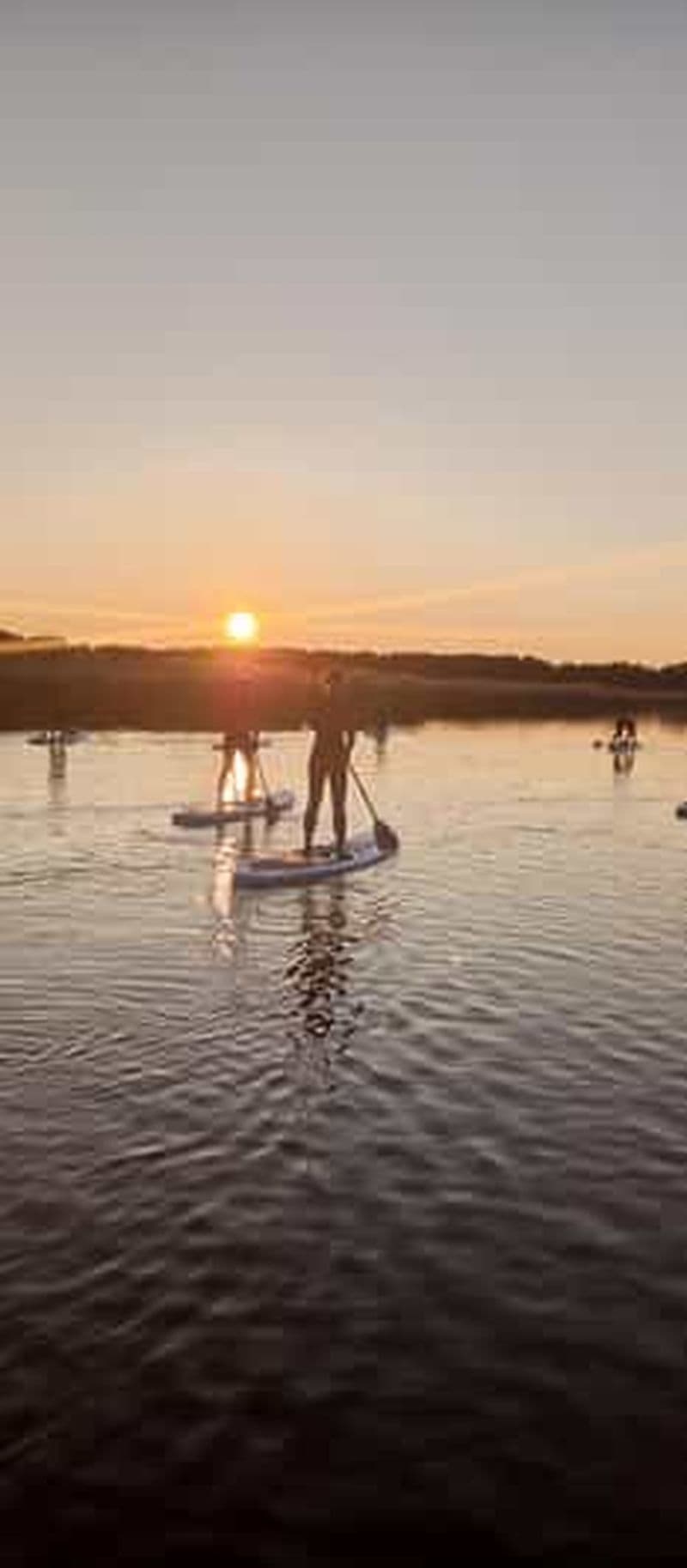 Prerow : excursion au coucher du soleil en stand up paddle avec pique-nique