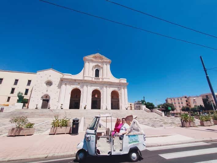 Cagliari : visite en tuk tuk du centre historique, des plages et du parc des flamants roses