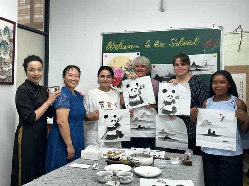 Chengdu : Cours de calligraphie chinoise et de peinture chinoise