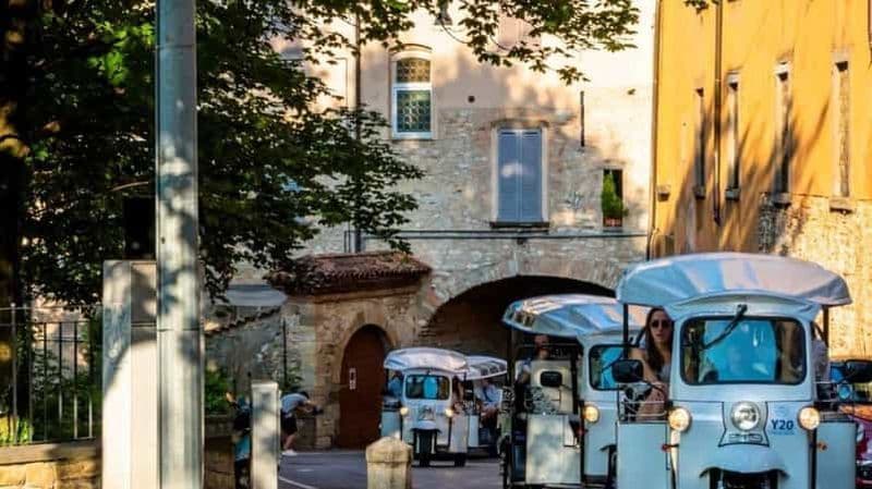 Bergame : visite citadine privée en tuk-tuk