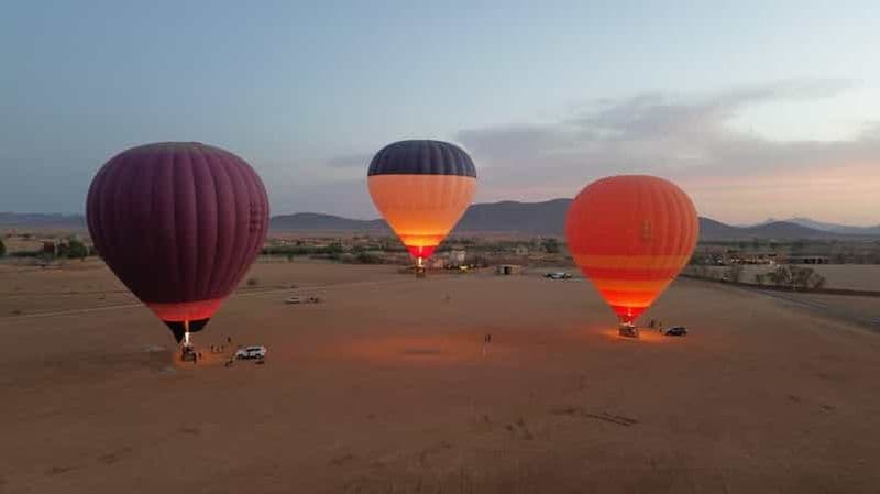 Aventure à Marrakech : montgolfière, balade à dos de chameau et quad