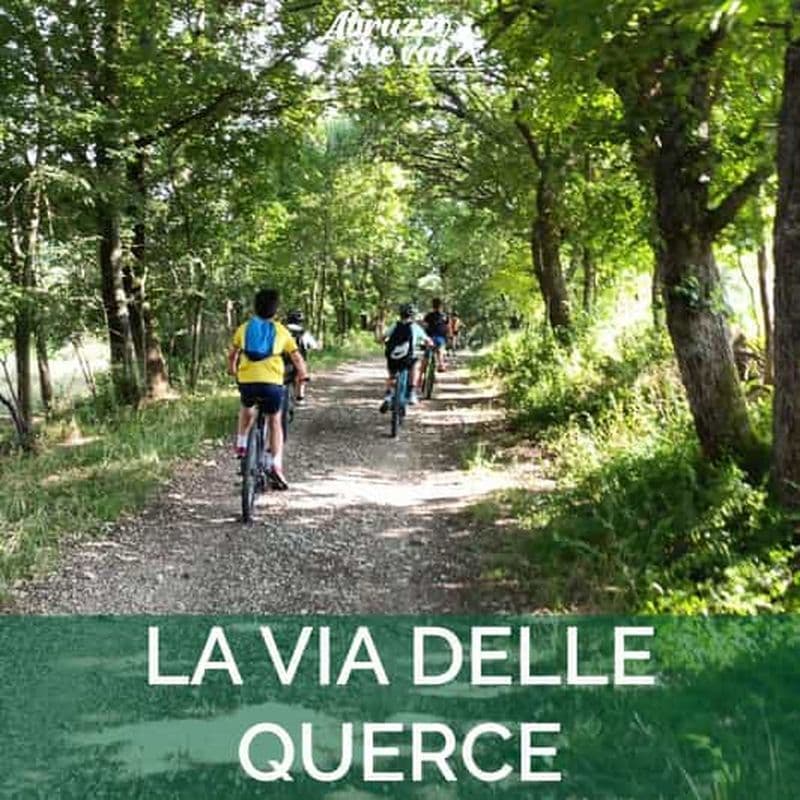 Abruzzes L'Aquila : balade en vélo électrique à l'ombre de chênes centenaires