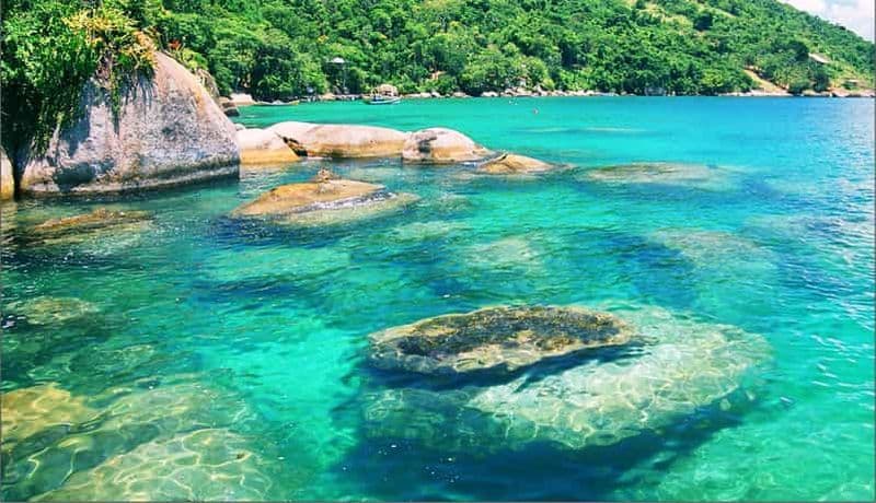 Paraty : Tour en bateau avec goélettes, plages et plongée en apnée