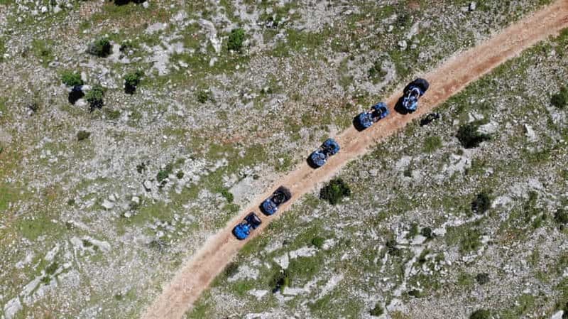 Depuis Split : Aventure en quad dans le parc naturel de Dinara avec baignade