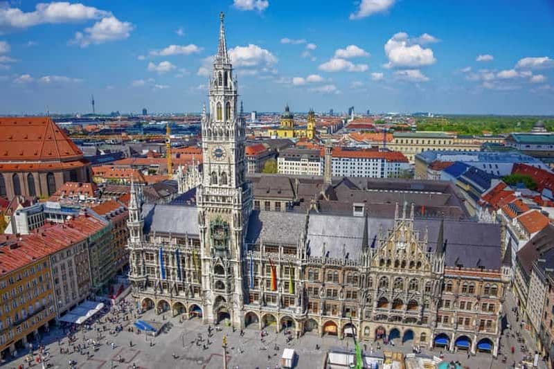 Munich City : Visite à pied de la Marienplatz et du jardin anglais