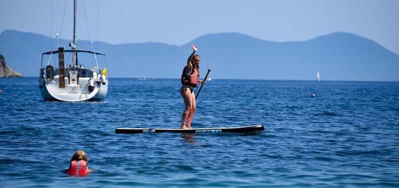 Lefkada : Excursion guidée d'une demi-journée sur l'île en Stand-Up Paddleboard