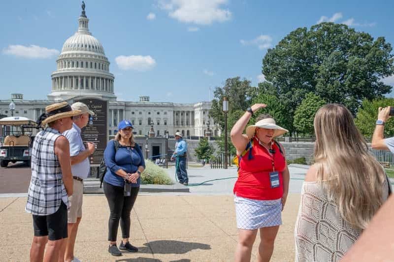 DC : Capitole américain et Bibliothèque du Congrès avec entrée réservée