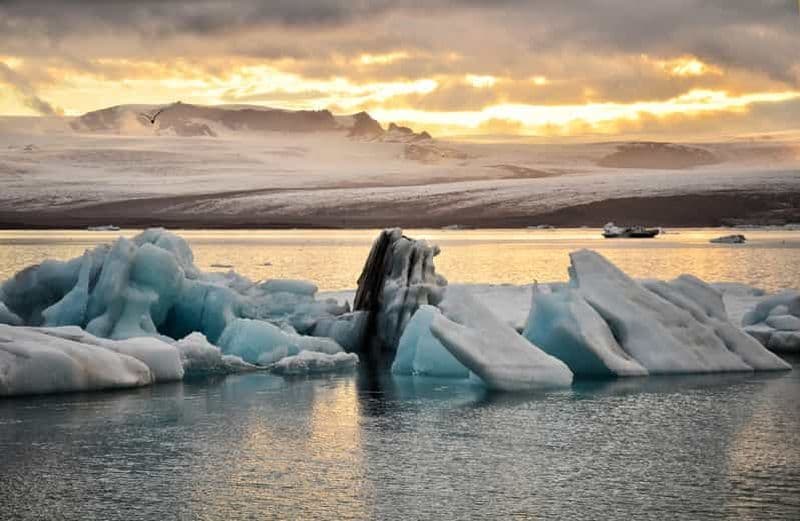 Depuis Reykjavik : Visite du lagon glaciaire et du canyon de Fjaðrárgjúfur
