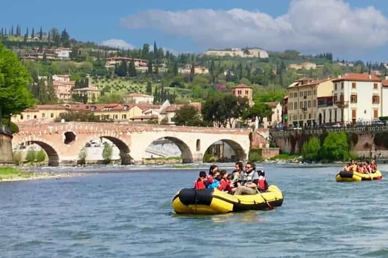 Billet Vérone : expérience guidée de rafting sur la rivière Adige