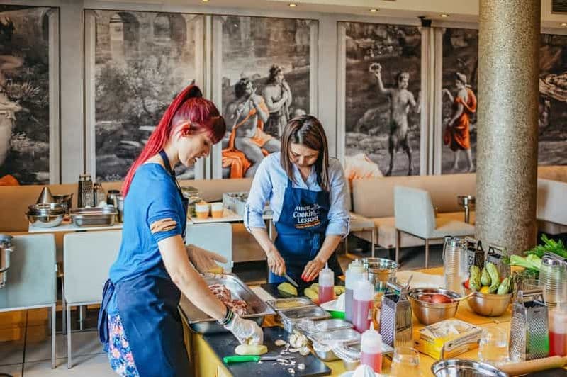 Athènes : Cours de cuisine grecque et dîner de 3 plats