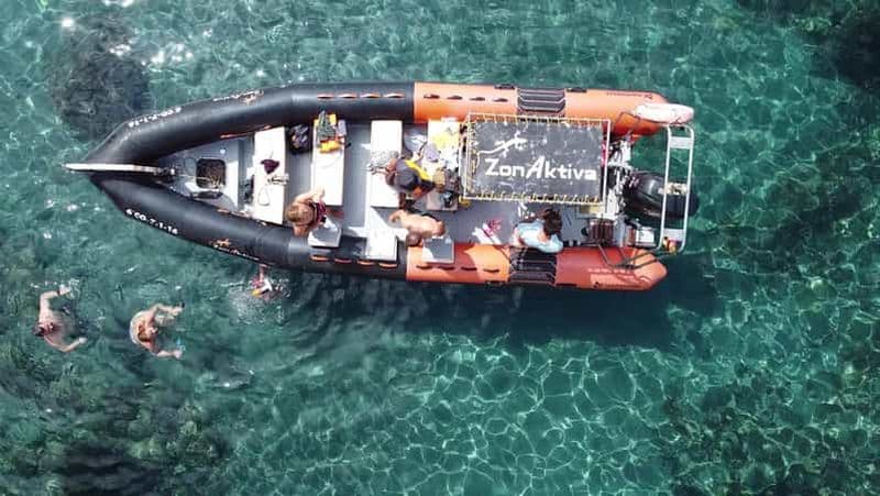 Cap de Gata : excursion en bateau avec plongée avec tuba