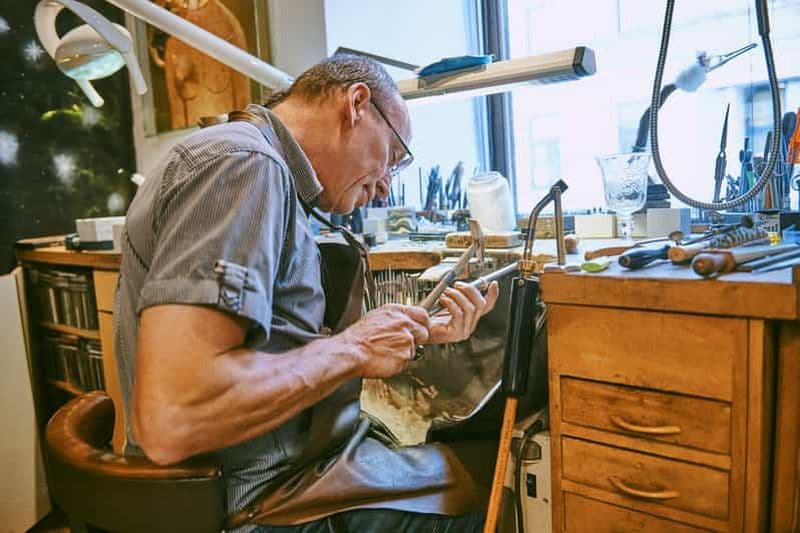 Ljubljana : Atelier et visite privée d'orfèvrerie et de bijoux