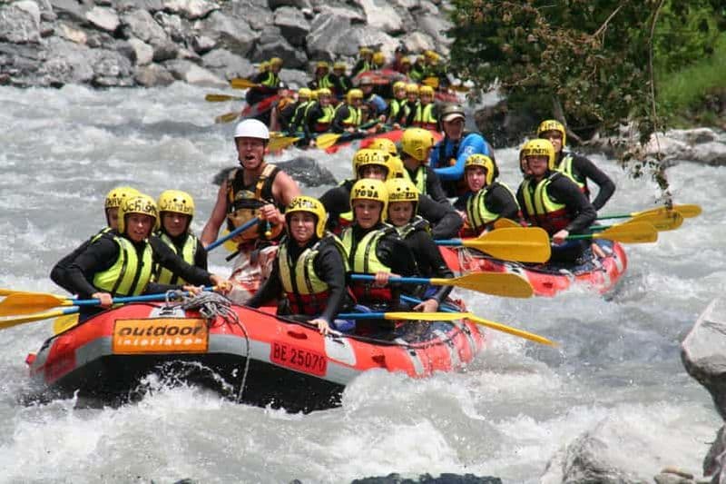 Rafting à Interlaken avec transfert aller-retour depuis Lucerne