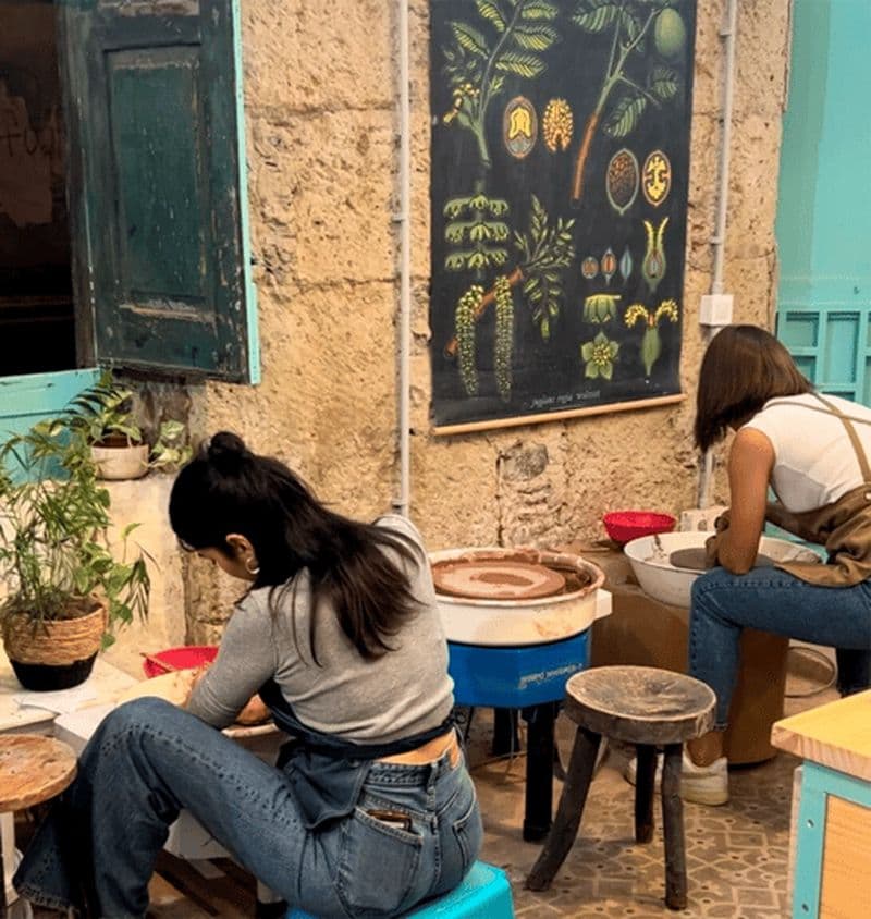 Las Palmas : Cours de poterie au tour avec matériel