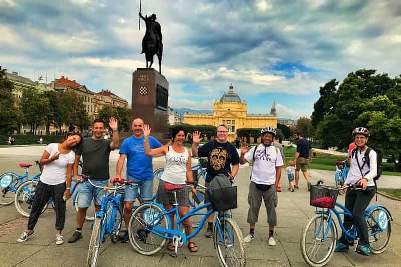 Zagreb : 2,5 heures d'excursion à vélo pour découvrir les points forts de la ville