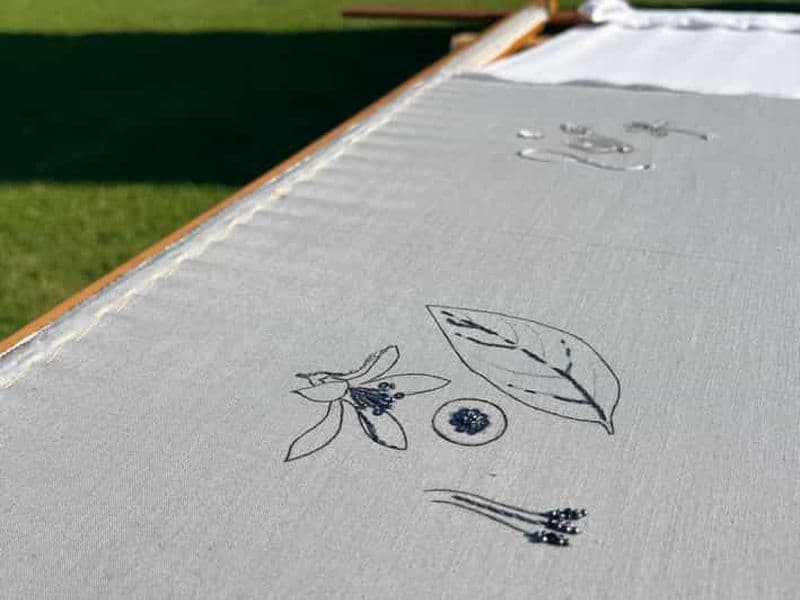 San Felice : atelier de broderie Aquarelle ou Herbier