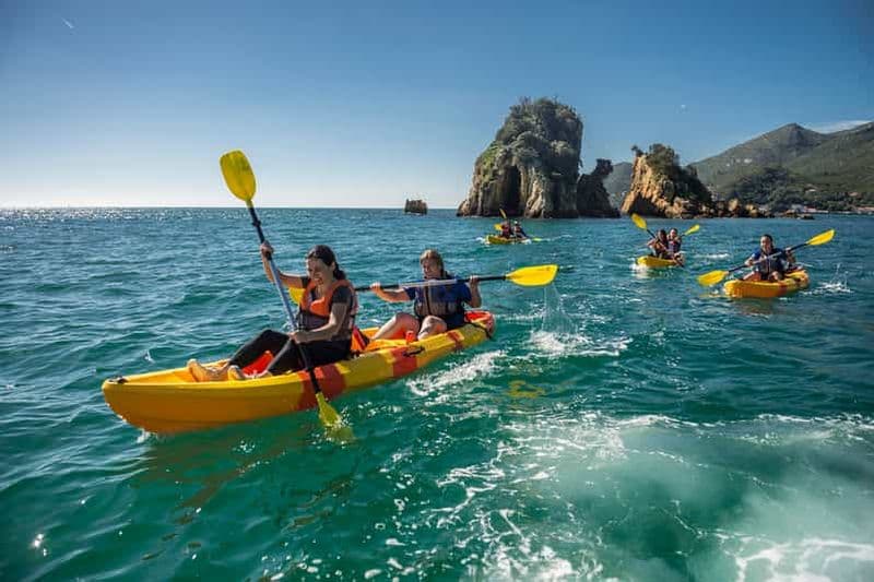 Lisbonne : Excursion en kayak Parc naturel d'Arrábida, Setubal, Sesimbra