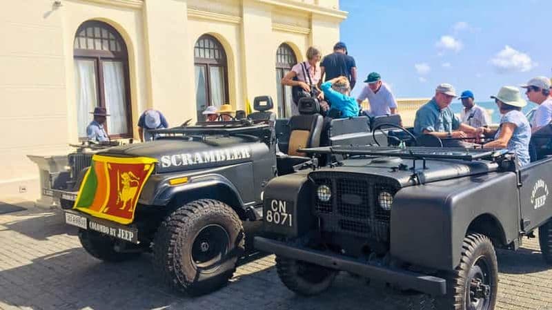 Colombo : Visite privée de la ville en jeep de la guerre mondiale